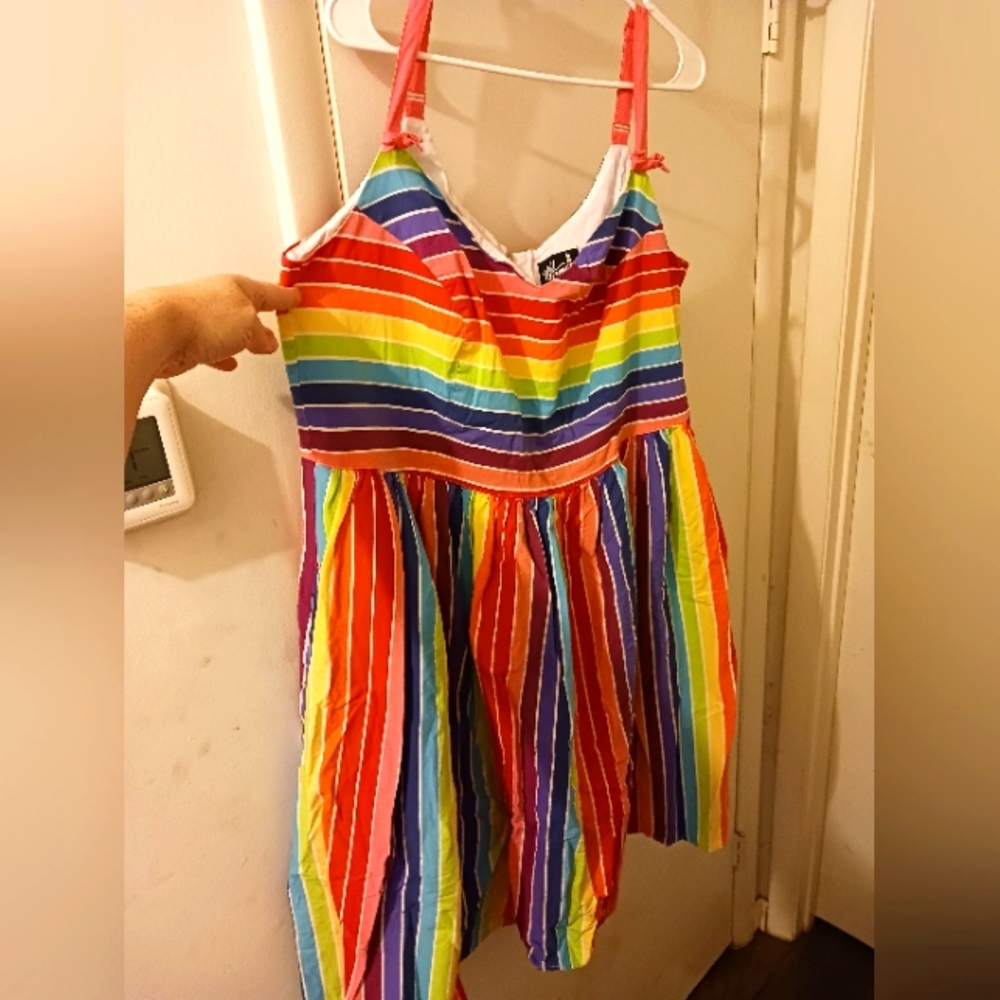 Hell bunny Over the Rainbow Dress 4x
